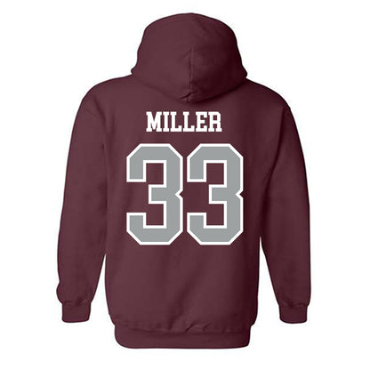 Texas A&M - NCAA Football : Storm Miller - Sports Shersey Hooded Sweatshirt-1