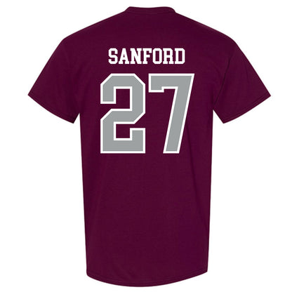 Texas A&M - NCAA Football : Daymion Sanford - Sports Shersey T-Shirt-1