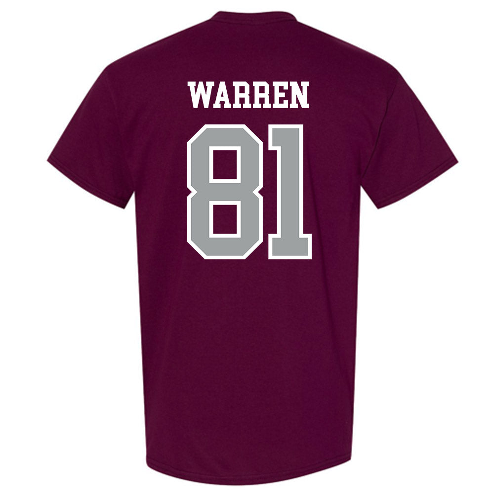 Texas A&M - NCAA Football : Jayden Warren - Sports Shersey T-Shirt-1