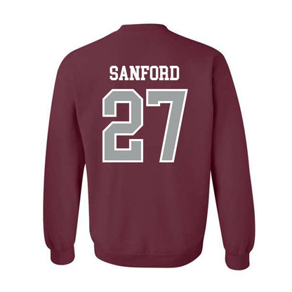 Texas A&M - NCAA Football : Daymion Sanford - Sports Shersey Crewneck Sweatshirt-1