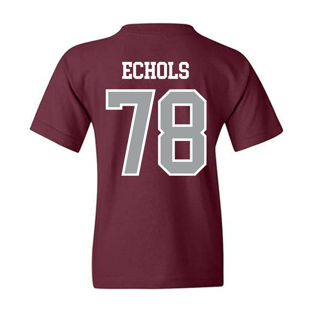 Texas A&M - NCAA Football : Coen Echols - Sports Shersey Youth T-Shirt-1