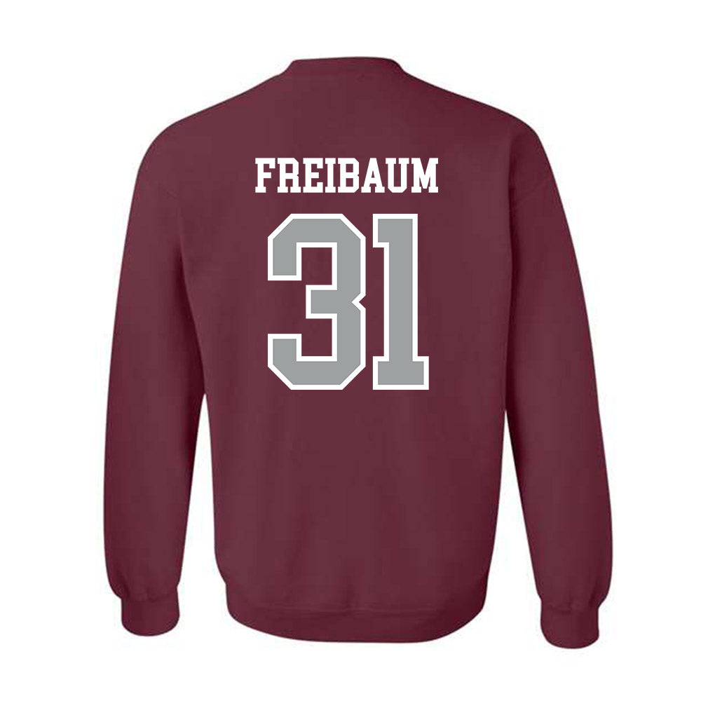 Texas A&M - NCAA Football : Shea Freibaum - Sports Shersey Crewneck Sweatshirt-1