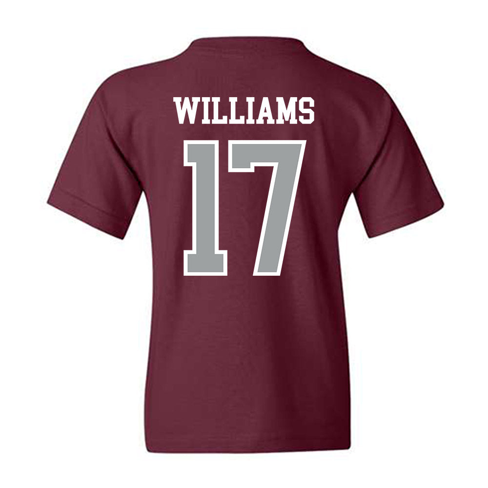 Texas A&M - NCAA Football : Madden Williams - Sports Shersey Youth T-Shirt-1