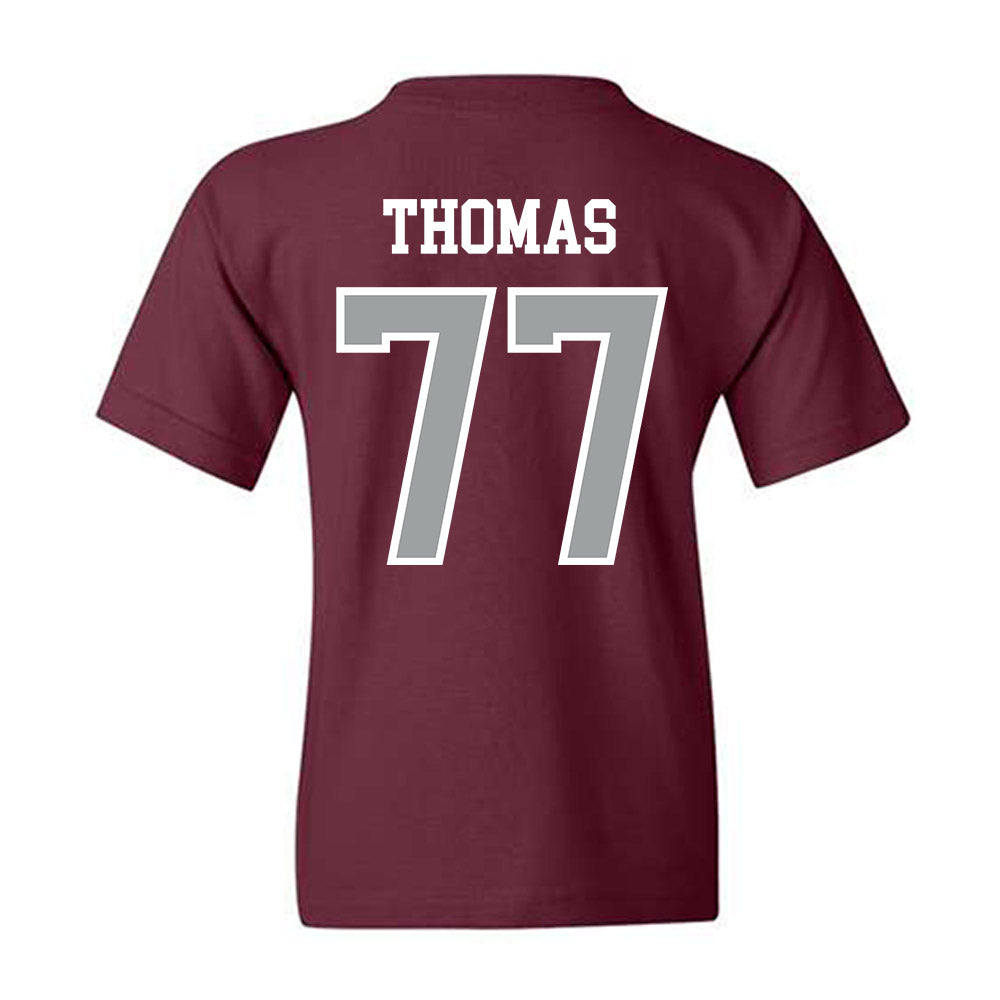 Texas A&M - NCAA Football : Tyler Thomas - Sports Shersey Youth T-Shirt-1