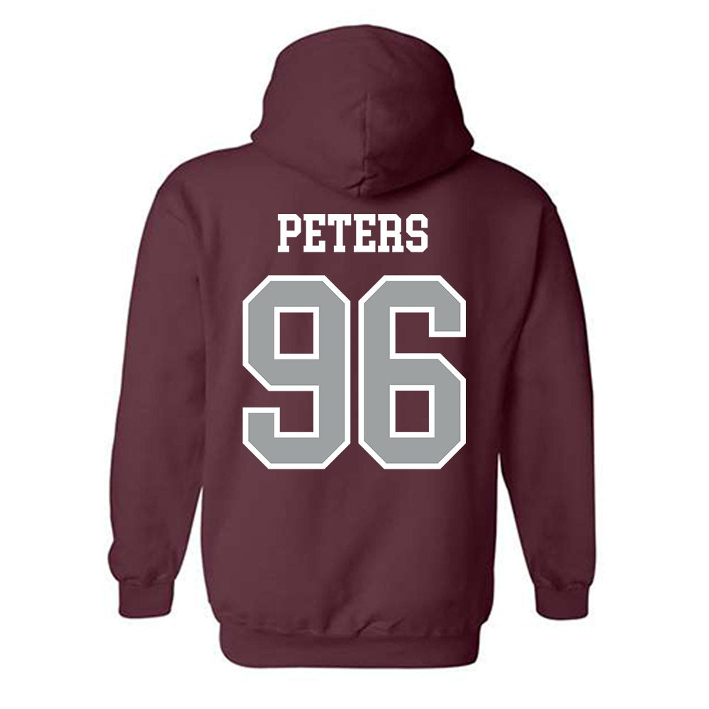 Texas A&M - NCAA Football : Waylon Peters - Sports Shersey Hooded Sweatshirt-1
