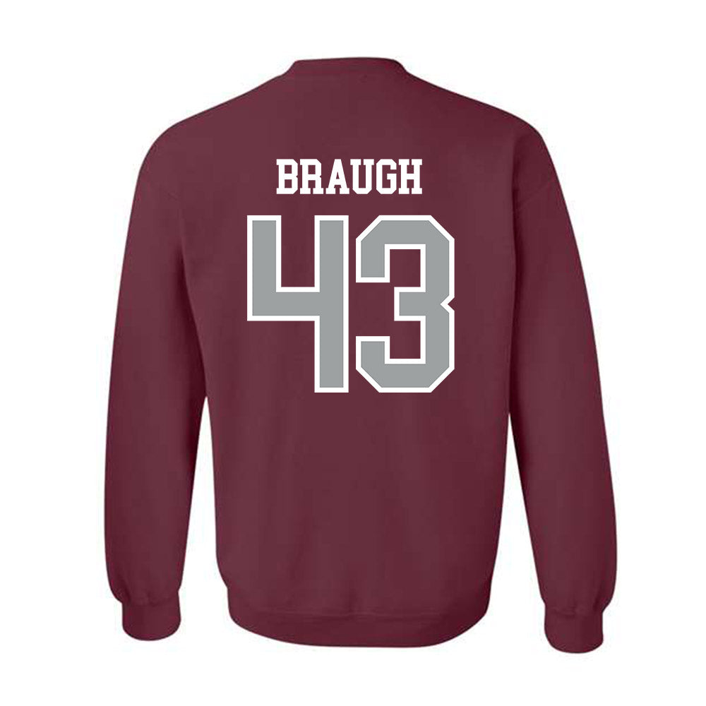 Texas A&M - NCAA Football : Carter Braugh - Sports Shersey Crewneck Sweatshirt-1