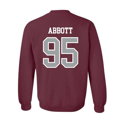 Texas A&M - NCAA Football : Alex Abbott - Sports Shersey Crewneck Sweatshirt-1