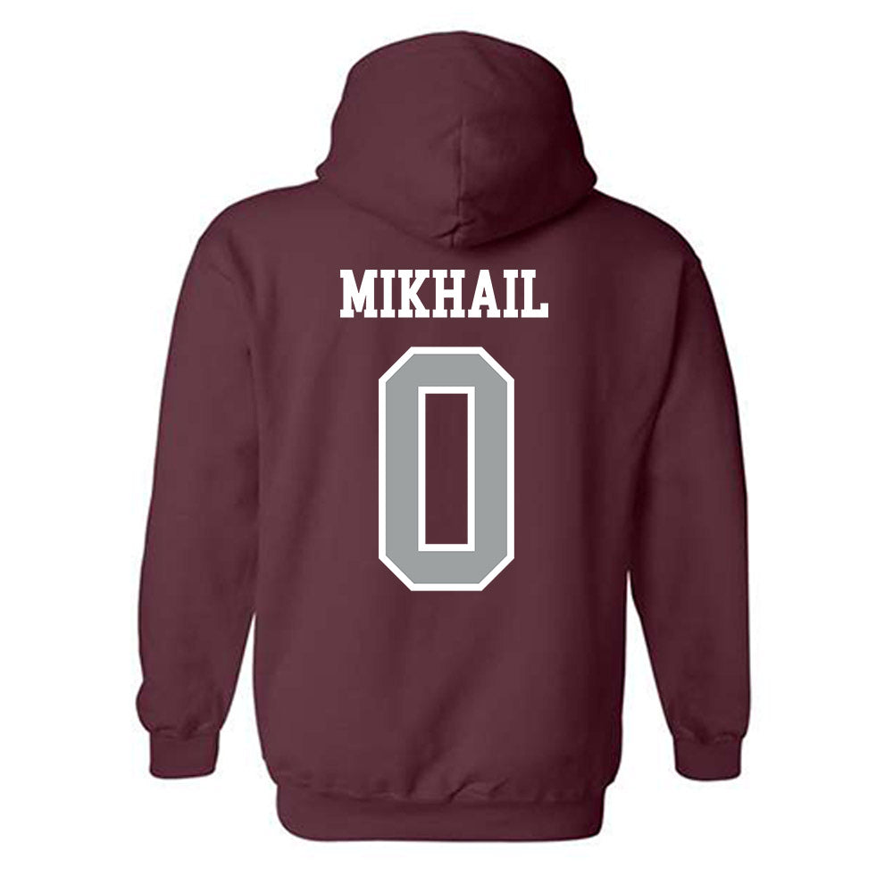 Texas A&M - NCAA Football : Noah Mikhail - Sports Shersey Hooded Sweatshirt-1