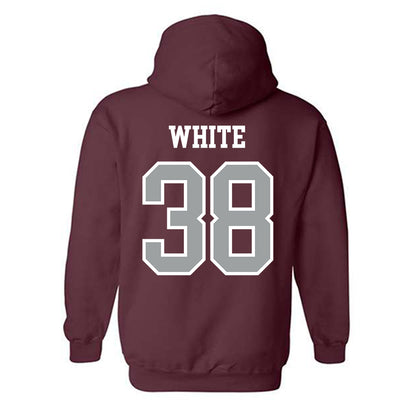 Texas A&M - NCAA Football : Jared White - Sports Shersey Hooded Sweatshirt-1