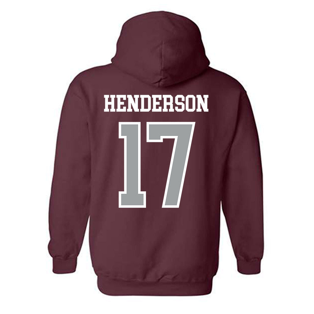 Texas A&M - NCAA Football : Ryan Henderson - Sports Shersey Hooded Sweatshirt-1
