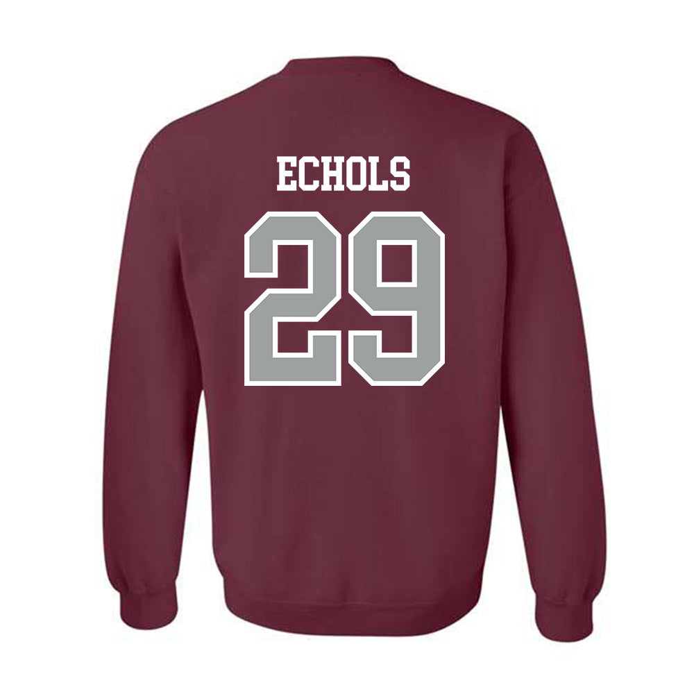 Texas A&M - NCAA Football : Justin Echols - Sports Shersey Crewneck Sweatshirt-1