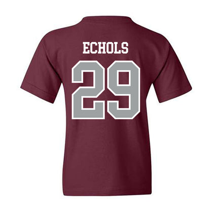 Texas A&M - NCAA Football : Justin Echols - Sports Shersey Youth T-Shirt-1