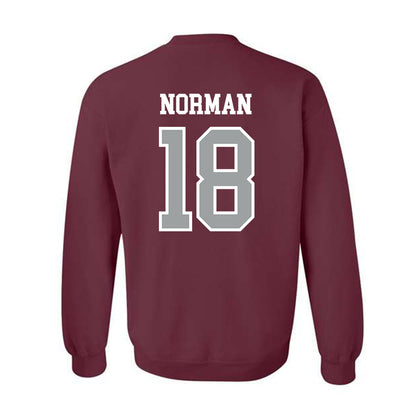 Texas A&M - NCAA Football : TK Norman - Sports Shersey Crewneck Sweatshirt-1