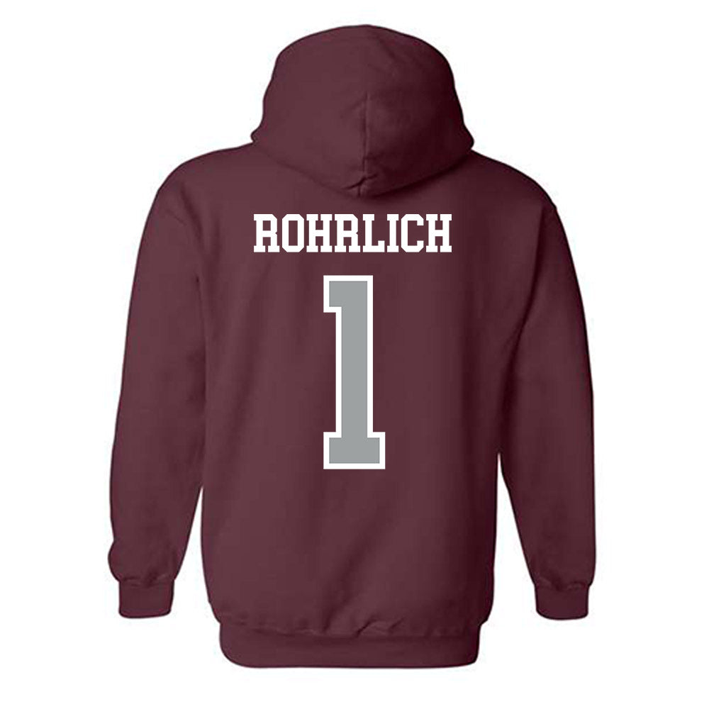 Texas A&M - NCAA Softball : Reagan Rohrlich - Sports Shersey Hooded Sweatshirt-1