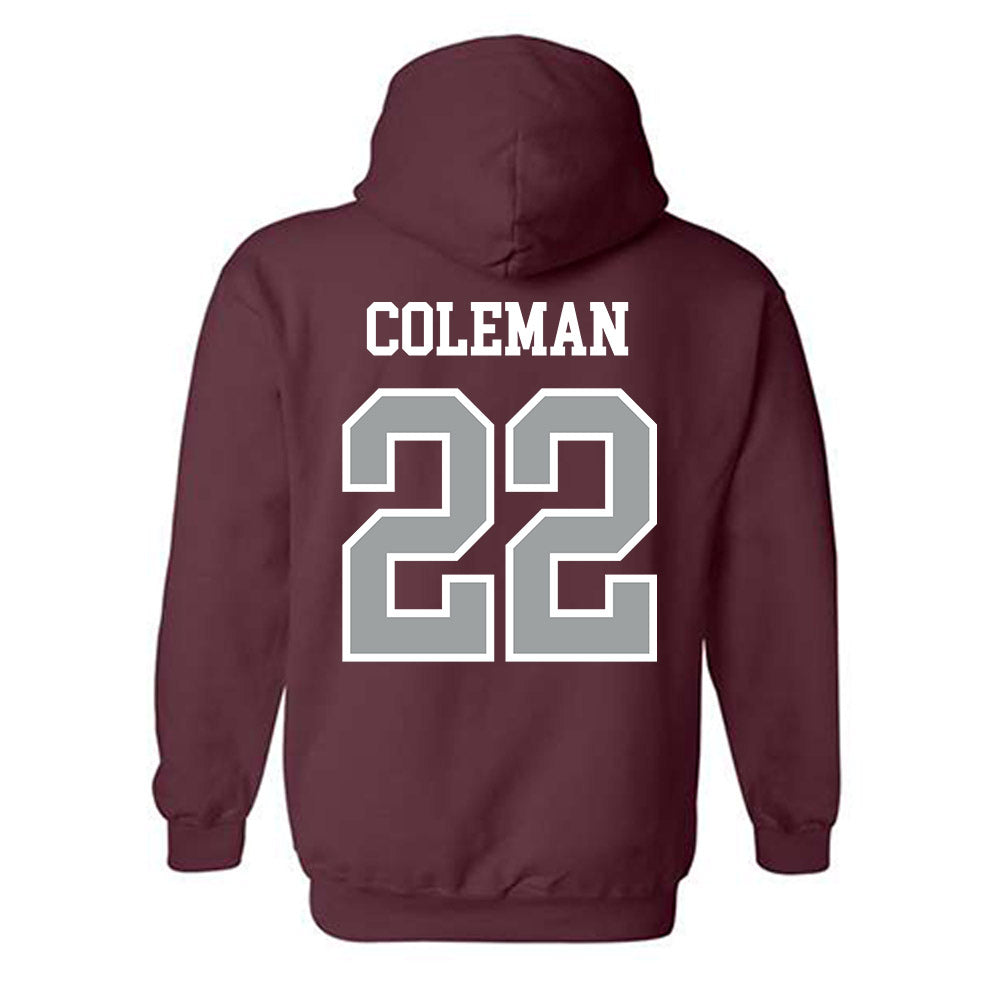 Texas A&M - NCAA Softball : Gracyn Coleman - Sports Shersey Hooded Sweatshirt-1