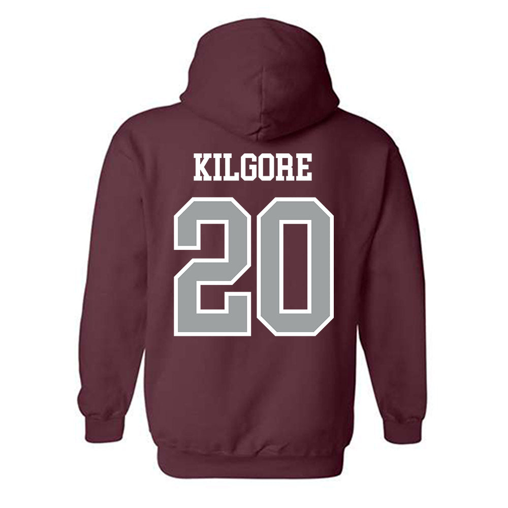 Texas A&M - NCAA Softball : Presley Kilgore - Sports Shersey Hooded Sweatshirt-1