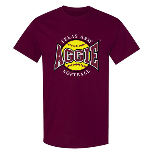 Texas A&M - NCAA Softball : Gracyn Coleman - Sports Shersey T-Shirt-0