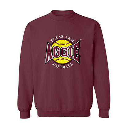 Texas A&M - NCAA Softball : Taylor Brown - Sports Shersey Crewneck Sweatshirt-0