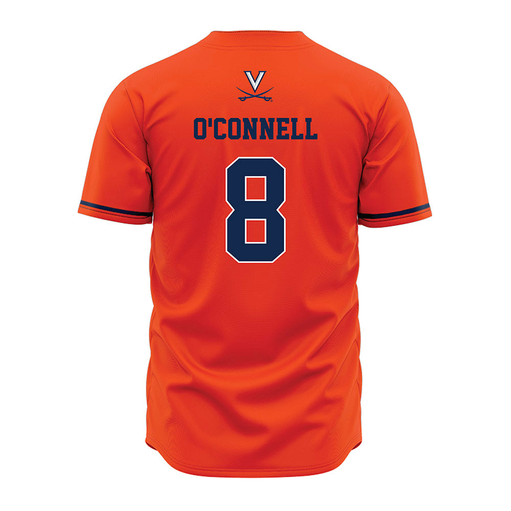 Virginia - NCAA Baseball : Thomas O'Connell - Orange Jersey-1