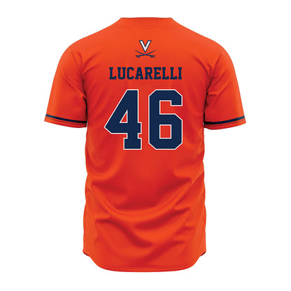 Virginia - NCAA Baseball : Christian Lucarelli - Orange Jersey-1