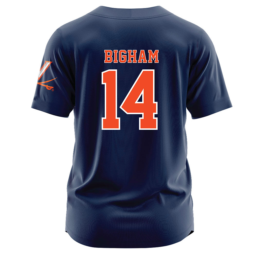 Virginia - NCAA Softball : Eden Bigham - Softball Jersey-1