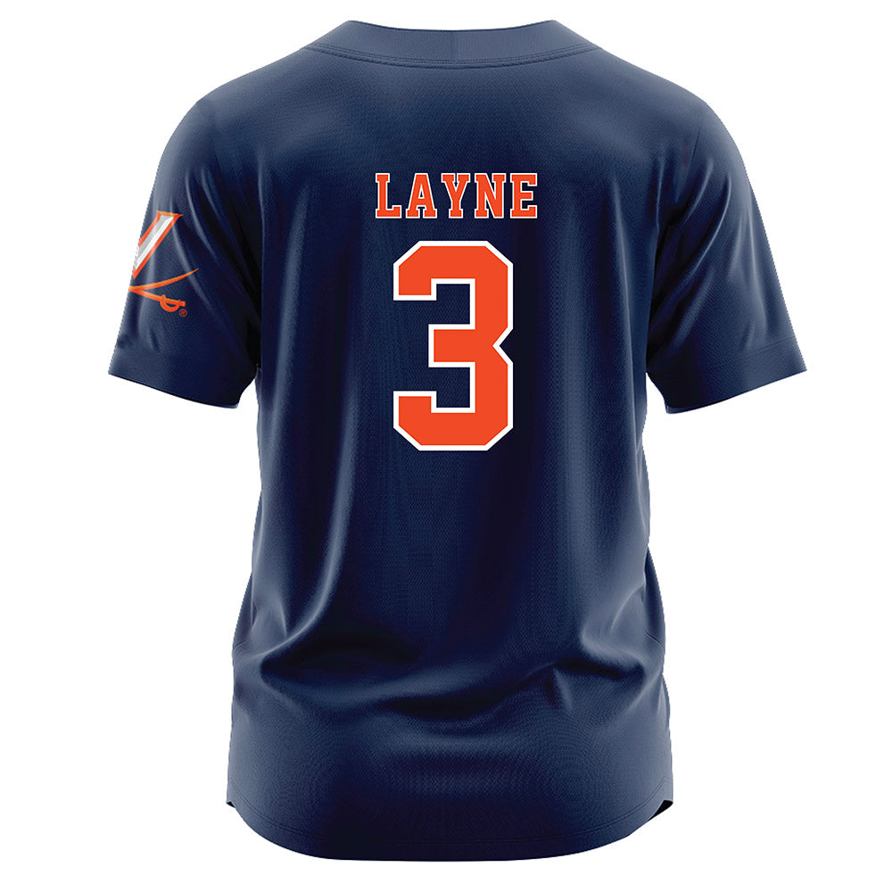 Virginia - NCAA Softball : Courtney Layne - Softball Jersey-1