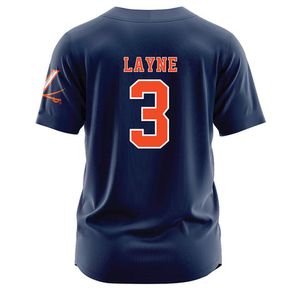 Virginia - NCAA Softball : Courtney Layne - Softball Jersey-1