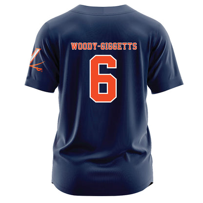 Virginia - NCAA Softball : Kamyria Woody-Giggetts - Softball Jersey-1