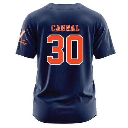 Virginia - NCAA Softball : Bella Cabral - Softball Jersey-1