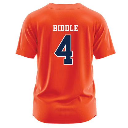 Virginia - NCAA Softball : Brie Biddle - Orange Jersey-1