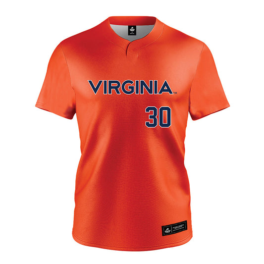 Virginia - NCAA Softball : Bella Cabral - Orange Jersey-0