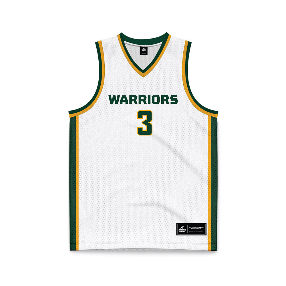 Wayne State - NCAA Women's Basketball : Halen McLaughlin - White Basketball Jersey-0