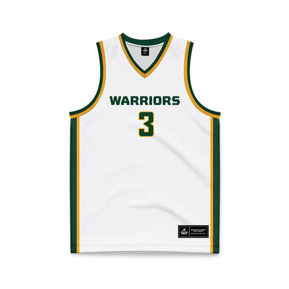 Wayne State - NCAA Women's Basketball : Halen McLaughlin - White Basketball Jersey-0