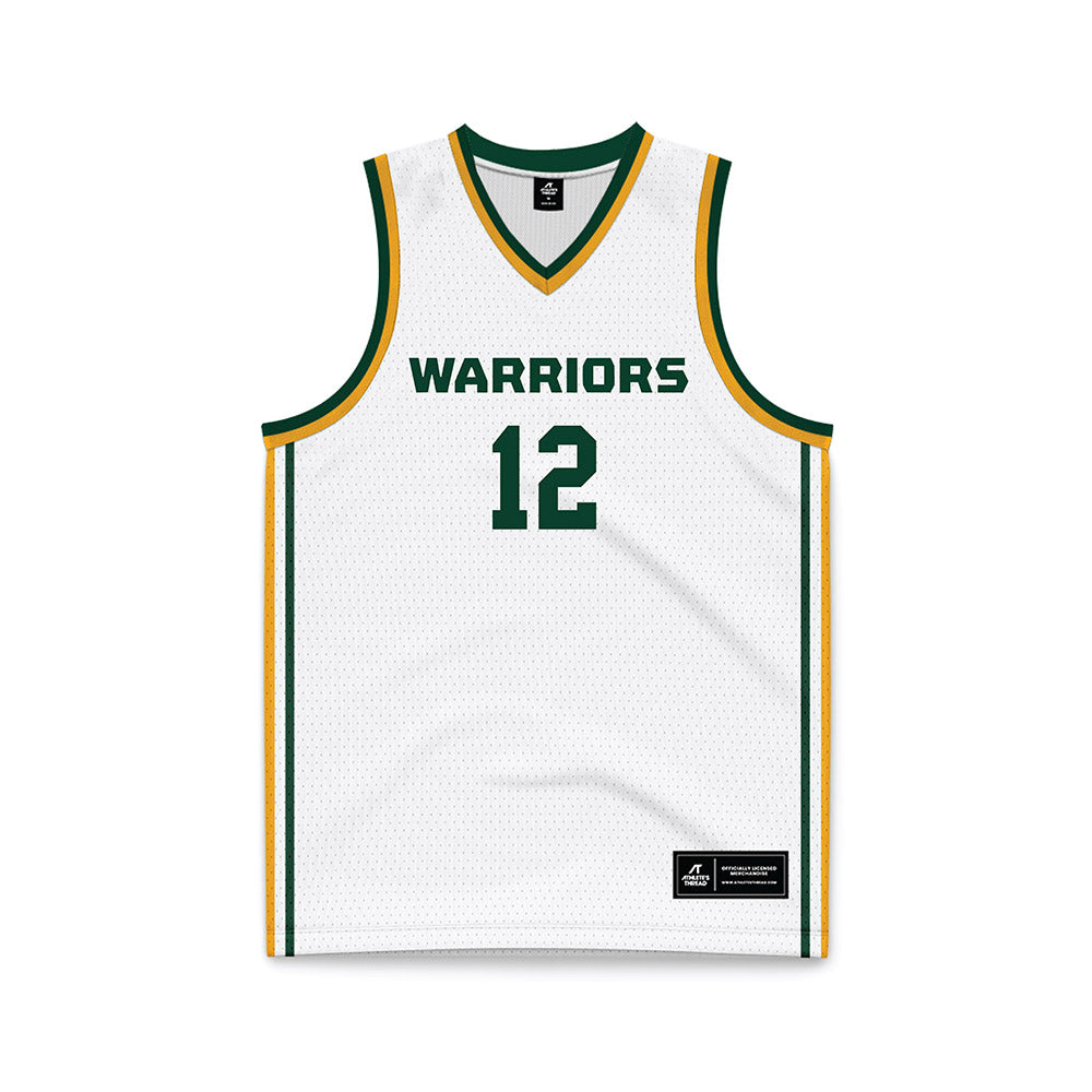 Wayne State - NCAA Men's Basketball : Kelvin Tamakloe - White Basketball Jersey-0