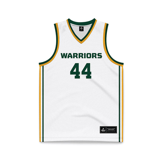 Wayne State - NCAA Men's Basketball : Braylon Mannan - White Basketball Jersey-0