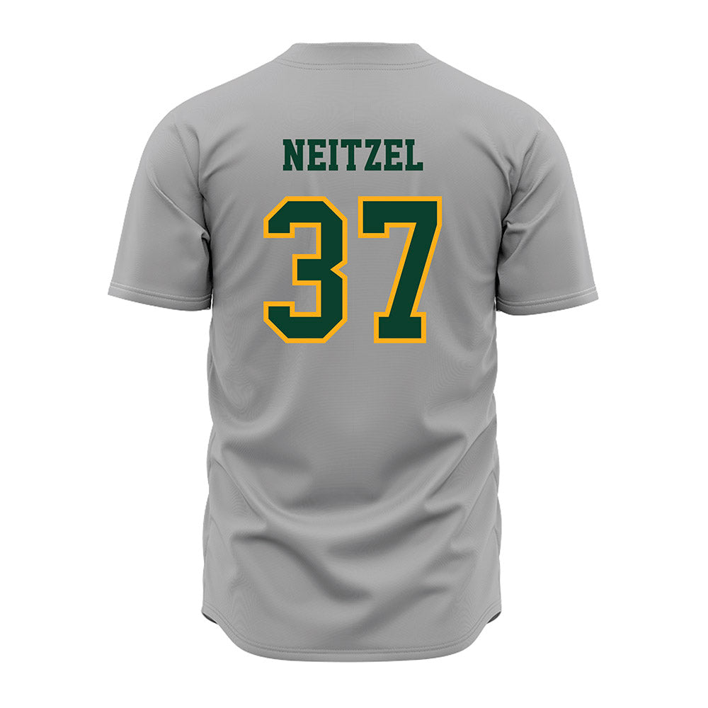 Wayne State - NCAA Baseball : Bryce Neitzel - Grey Jersey-1
