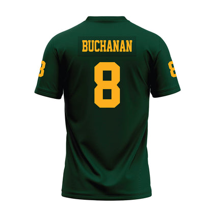 Wayne State - NCAA Football : Clifton Buchanan - Green Premium Football Jersey-1