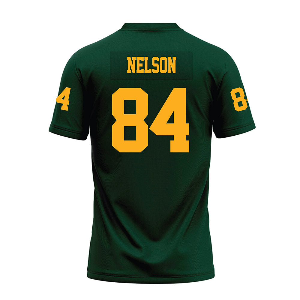Wayne State - NCAA Football : Blake Nelson - Green Premium Football Jersey-1