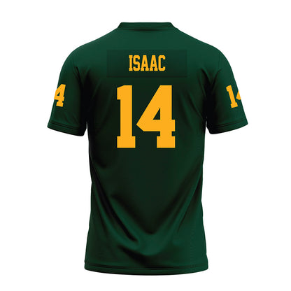 Wayne State - NCAA Football : Donovan Isaac - Green Premium Football Jersey-1