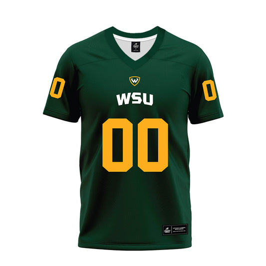 Wayne State - NCAA Football : Ryan Spate - Green Premium Football Jersey-0