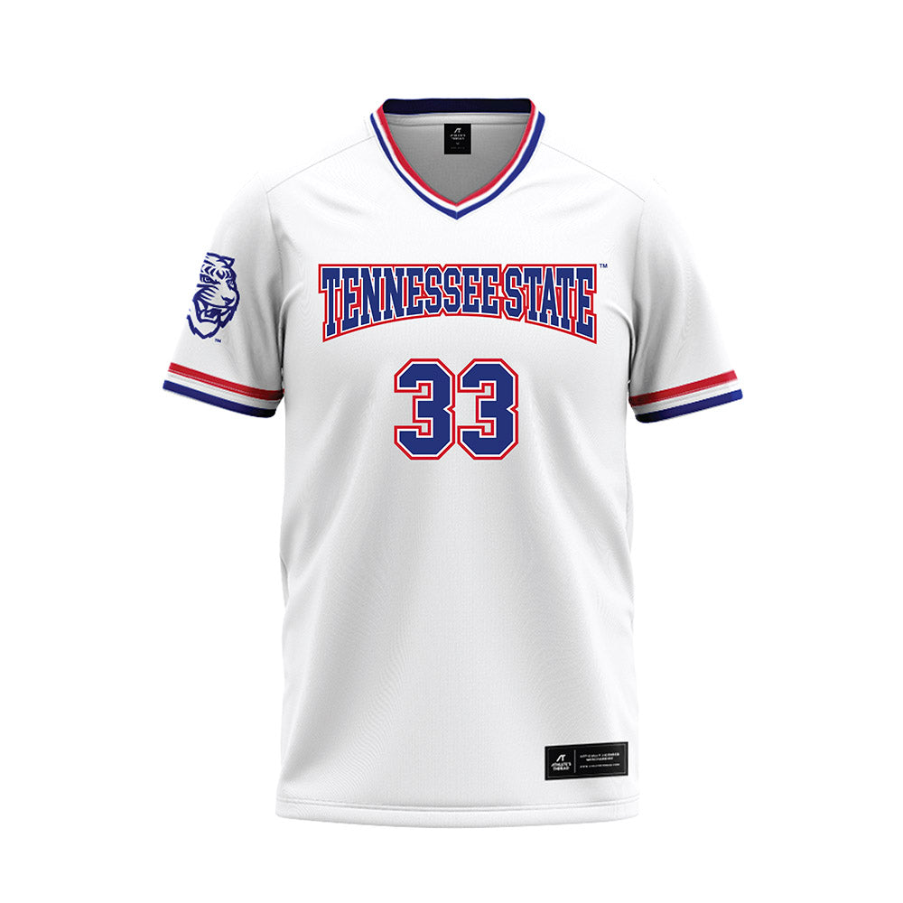 TN State - NCAA Softball : Tianna Salcido - White Baseball Jersey-0