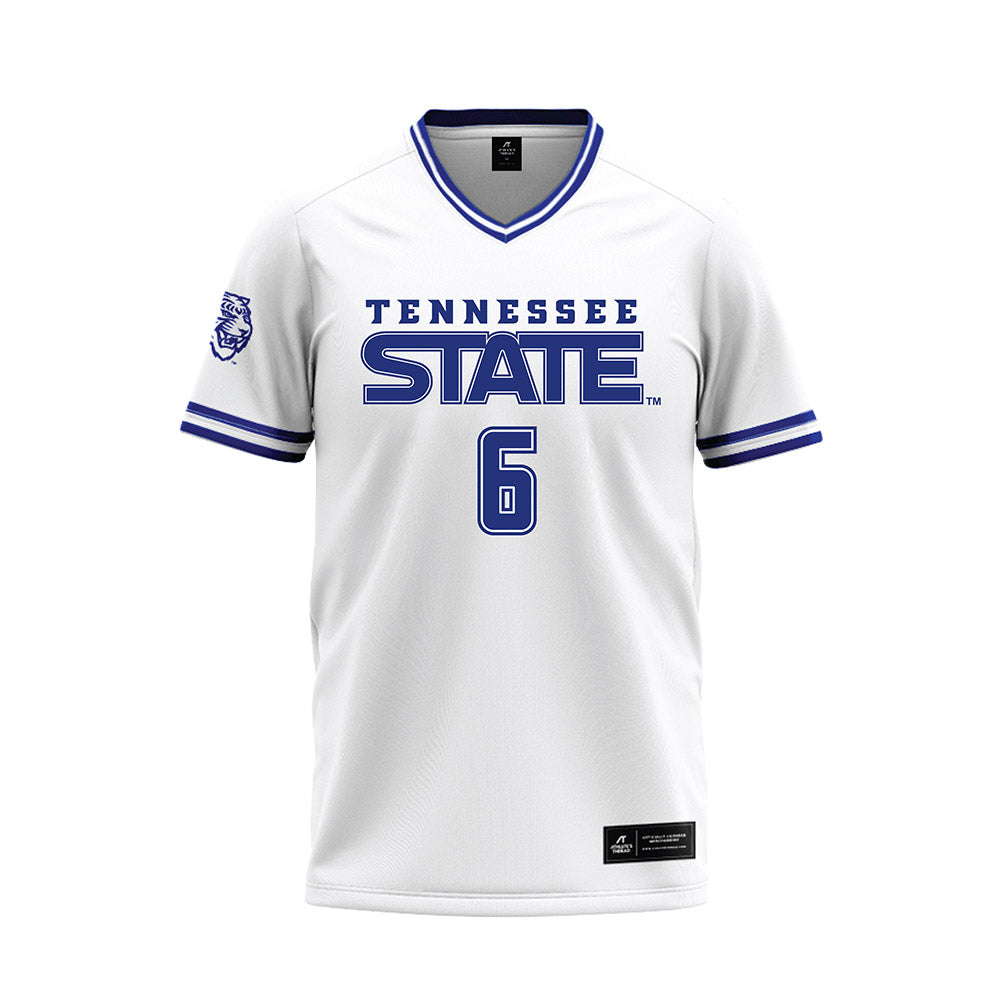 TN State - NCAA Softball : Alexis Woods - White Baseball Jersey-0