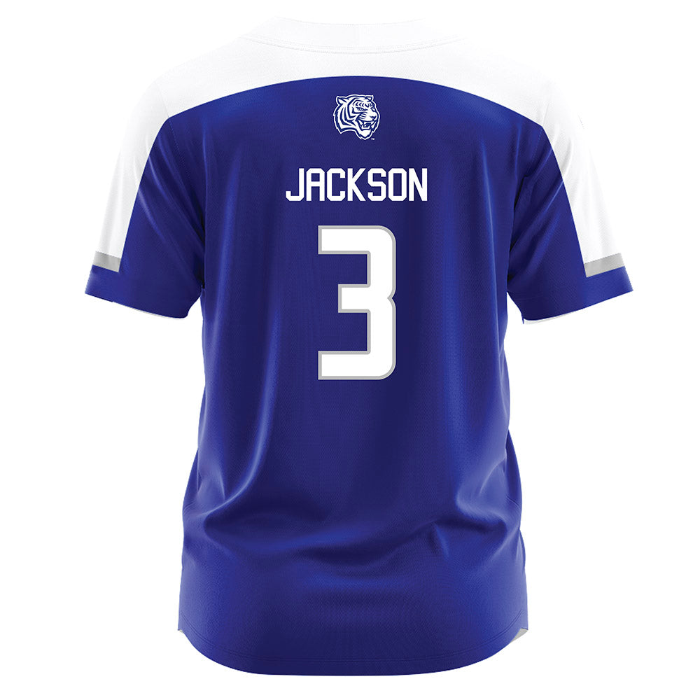TN State - NCAA Softball : Jace Jackson - Blue Jersey-1