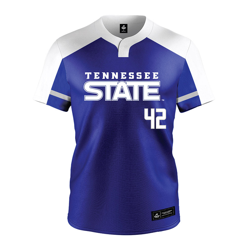 TN State - NCAA Softball : Kailyn Jean-Baptiste - Blue Jersey-0