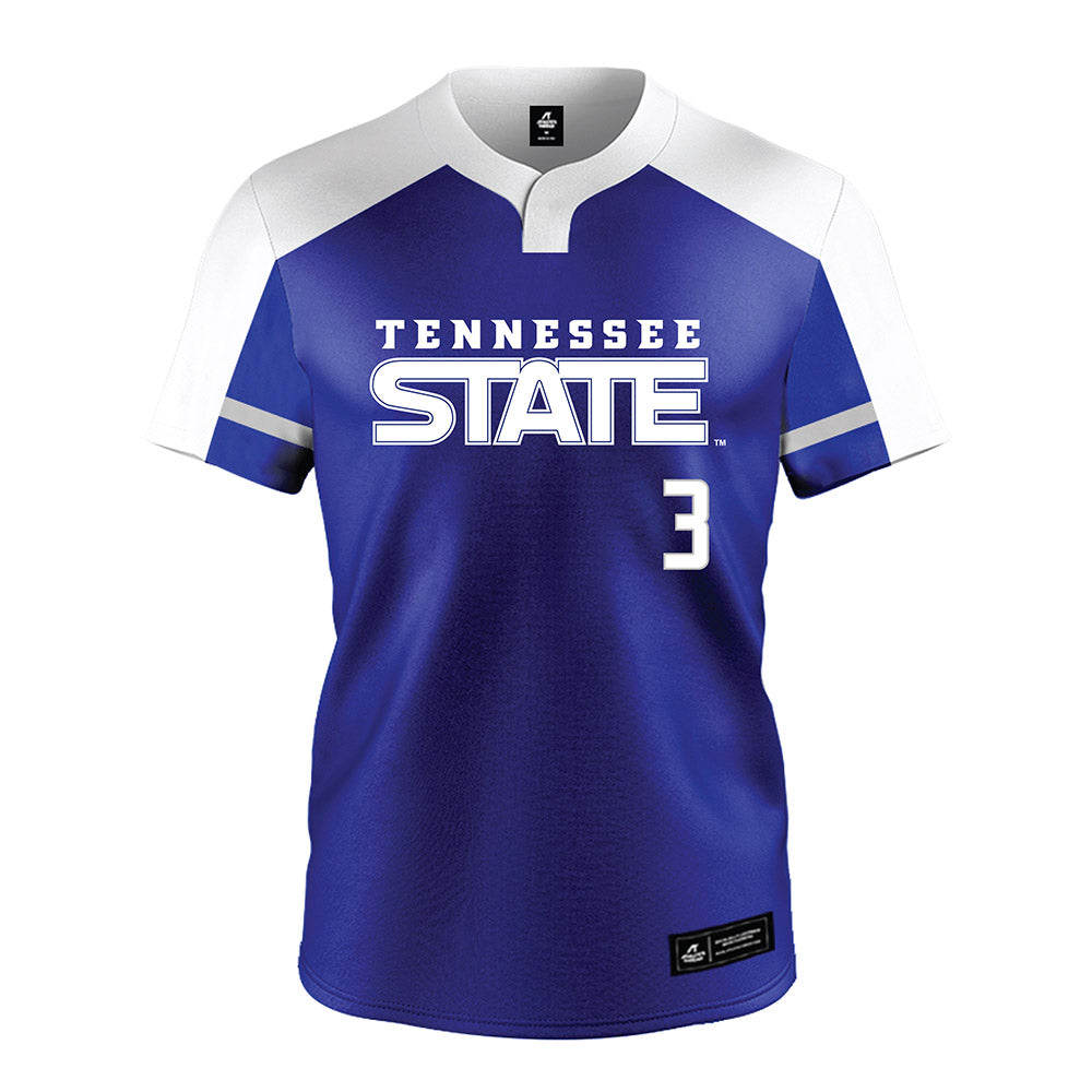 TN State - NCAA Softball : Jace Jackson - Blue Jersey-0