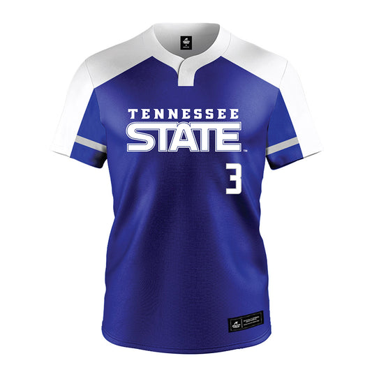 TN State - NCAA Softball : Jace Jackson - Blue Jersey-0