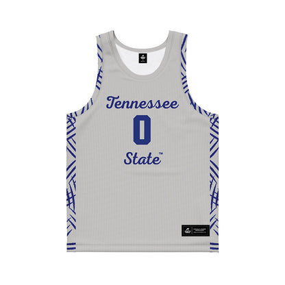 TN State - NCAA Women's Basketball : Aaniya Webb - Grey Basketball Jersey-0