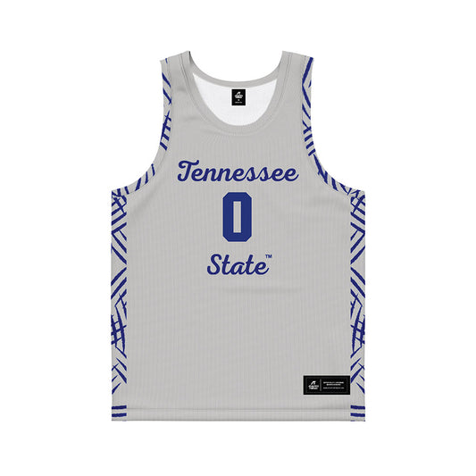 TN State - NCAA Women's Basketball : Aaniya Webb - Grey Basketball Jersey-0