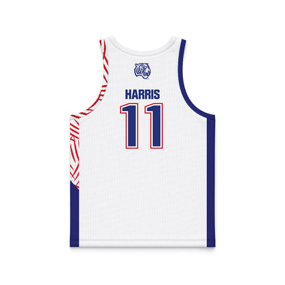 TN State - NCAA Women's Basketball : Genesis Harris - White Basketball Jersey-1