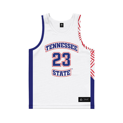 TN State - NCAA Women's Basketball : Sadie Sanchez - White Basketball Jersey-0